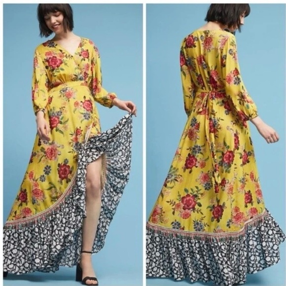 Farm Rio sunlit floral maxi dress - Picture 2 of 10